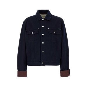 Jw Anderson Men Blue Denim Jacket